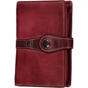 Echtes Leður RFID vörn Rautt