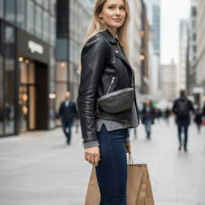 Manage Axlar eða Mittistaska Grá