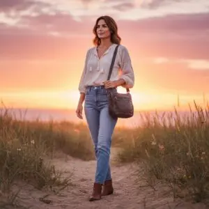 Pavini Leðurtaska Svört Crossbody 9208-01