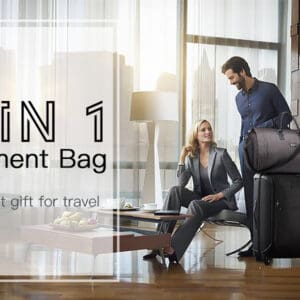 TRAVEL SUIT DUFFEL BAG Grá fyrir karla og konur