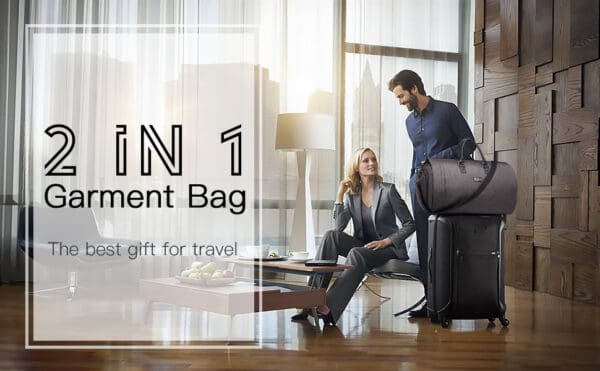 TRAVEL SUIT DUFFEL BAG Grá fyrir karla og konur