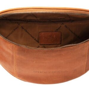 Chesterfield Eden Leður Coníaksbrún Stærð H 16 cm B 28 cm Þ 9 cm