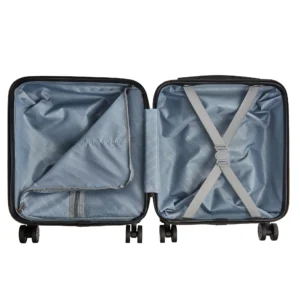 ANODE 30L 45X36X20CM Orange Viltu forðast auka handfarangursgjöld hjá easyJet  Anode 30L á fjórum hjólum er fullkomin stærð sem passar auðveldlega undir sætið og sparar þér að borga aukagjöld. Stærð 45 x 36 x 20 cm og létt 2.2 kg, Anode er úr ABS efni og er með sterkum 8 mm rennilás.Létt tveggja þrepa handfangið nær upp í 1.02 cm.