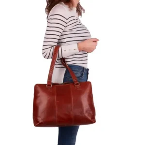 The Chesterfield Resa Leður Rauð 13 tommu fartölvuhólf