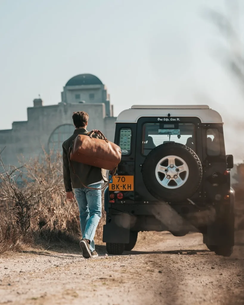 The Chesterfield William Leður Helgartaska Coníak - Image 10