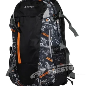 Hi-Tec Villy 25 Lítra Fjallabakpoki svartur/orange með regnpoka hlíf.