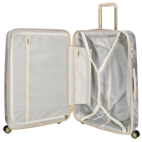 Charm London Travel Suitcase 75 cm Ljós Grá - Image 4