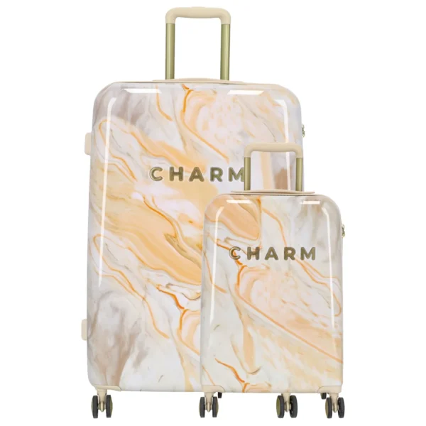 Charm London Travel Suitcase 75 cm Cream - Image 5