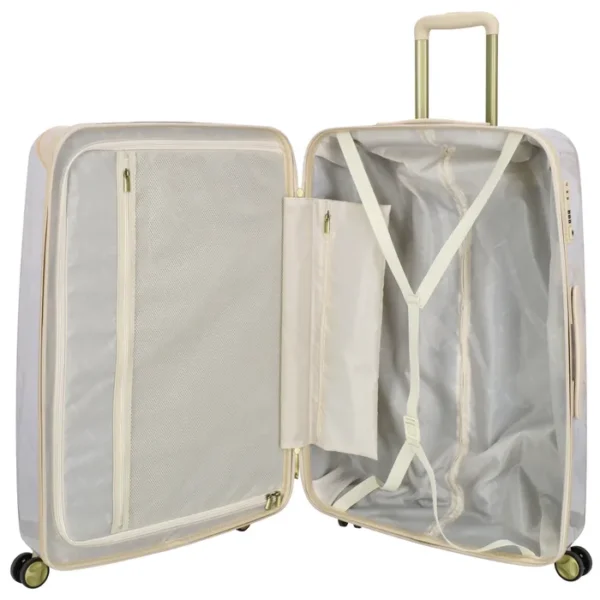 Charm London Travel Suitcase 75 cm Cream - Image 3
