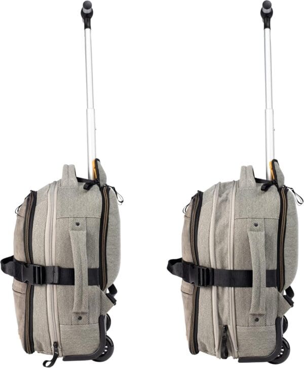 Evos Stækanleg Hybrid Bakpoki Grár á hjólum  40x30x20 / 40x30x15 cm - Image 11