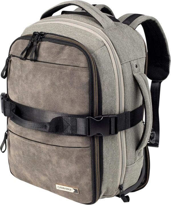 Evos Stækanleg Hybrid Bakpoki Grár á hjólum  40x30x20 / 40x30x15 cm - Image 12