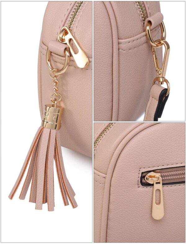 Moda Handbag Crossbody Pink - Image 4