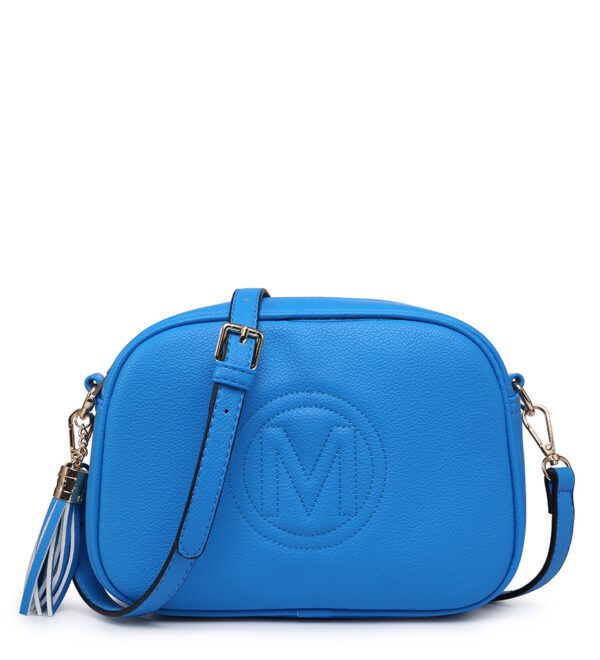 Moda Handbag Crossbody Blá