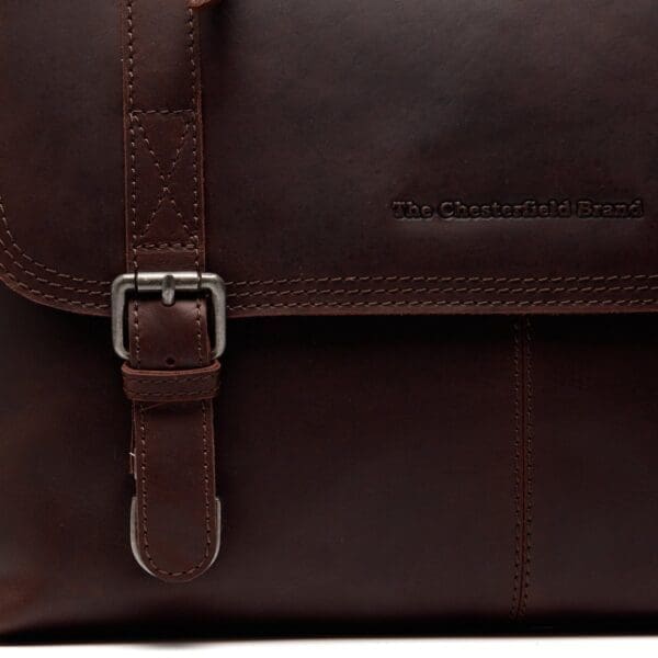 The Chesterfield Veneto 14" Tölvutaska Dökk Brún - Image 5