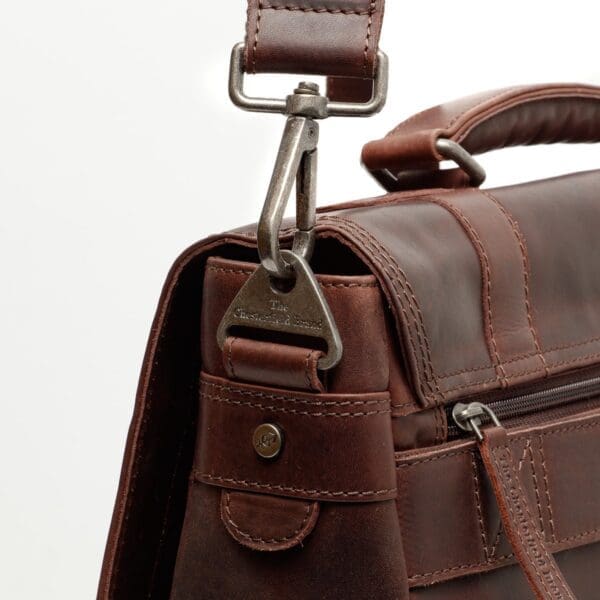 The Chesterfield Imperia 15" Tölvutaska Dökk Brún - Image 8
