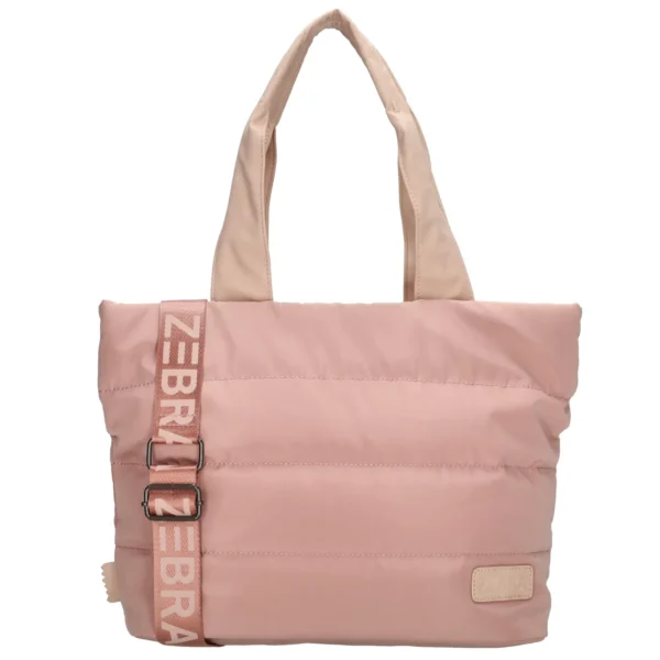 Zebra Trends Elske puffy handtaska M Old Pink - Image 2