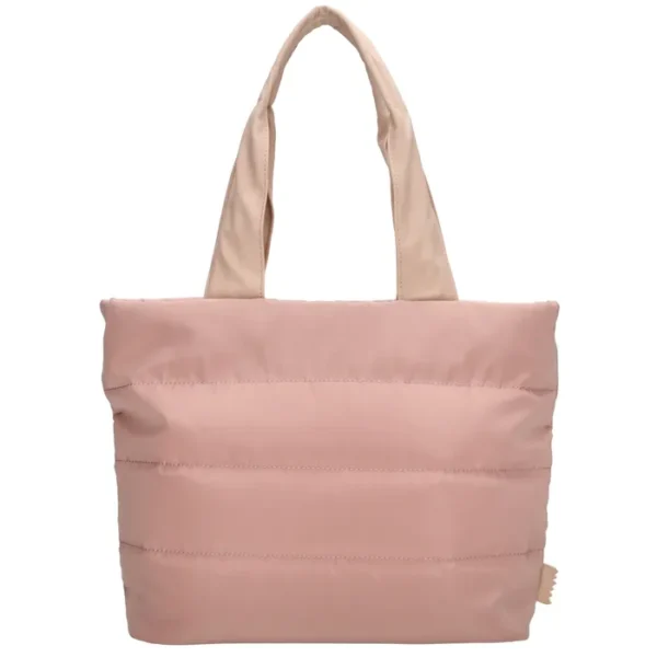 Zebra Trends Elske puffy handtaska M Old Pink - Image 4