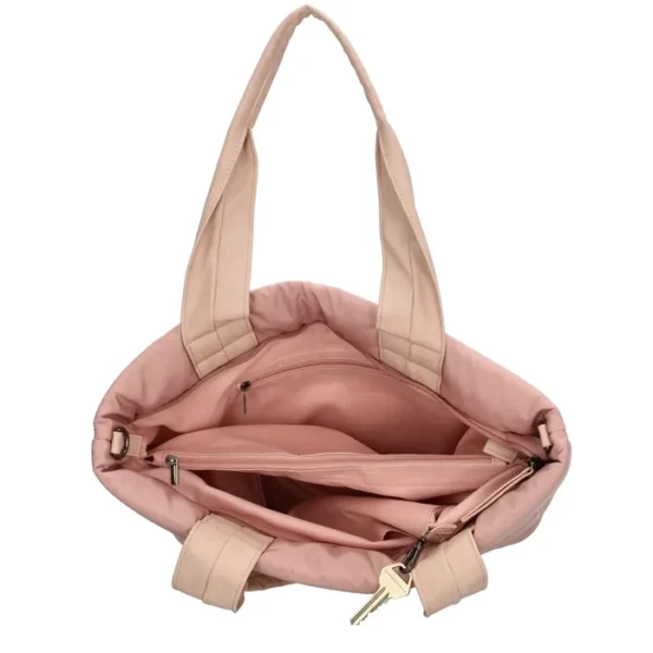 Zebra Trends Elske puffy handtaska M Old Pink - Image 8