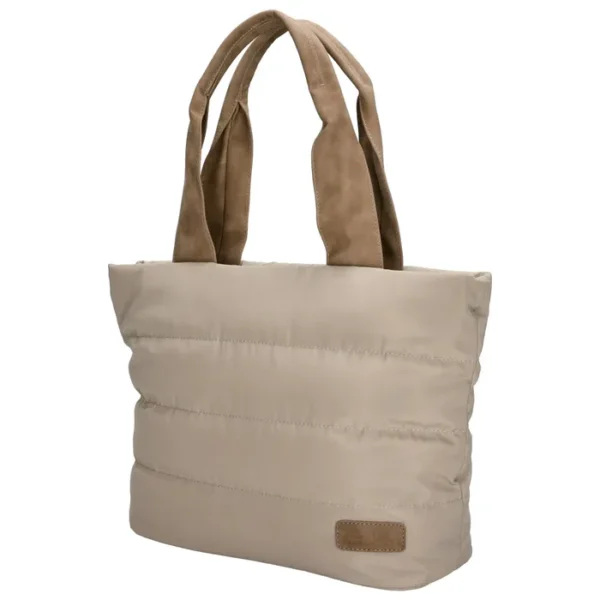 Zebra Trends Elske puffy handtaska M Taupe - Image 10