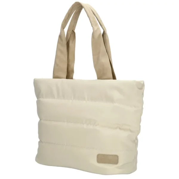 Zebra Trends Elske puffy handtaska M Cream - Image 6