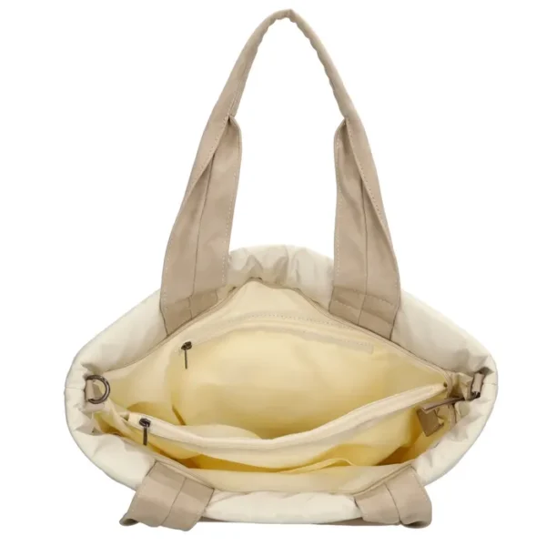 Zebra Trends Elske puffy handtaska M Cream - Image 5