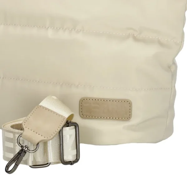 Zebra Trends Elske puffy handtaska M Cream - Image 7