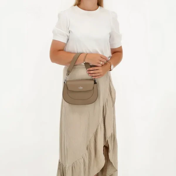 Charm London Montmartre crossbody taska Taupe - Image 4