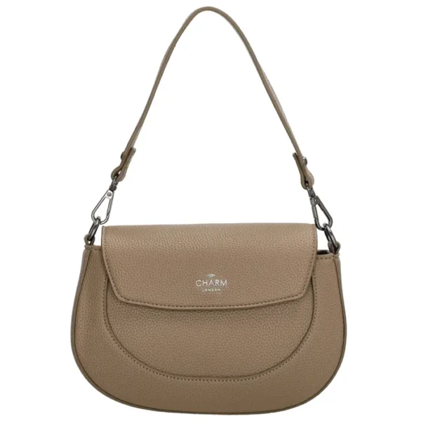 Charm London Montmartre crossbody taska Taupe - Image 7