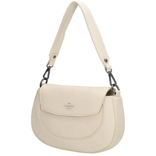 Charm London Montmartre crossbody taska Cream - Image 5
