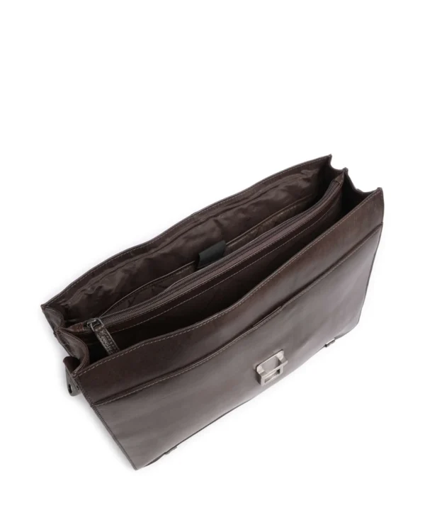 The Chesterfield Salvatore 15″ Fartölvutaska úr leðri Brún - Image 4