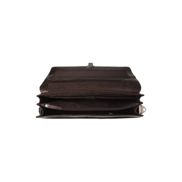The Chesterfield Salvatore 15″ Fartölvutaska úr leðri Brún - Image 5