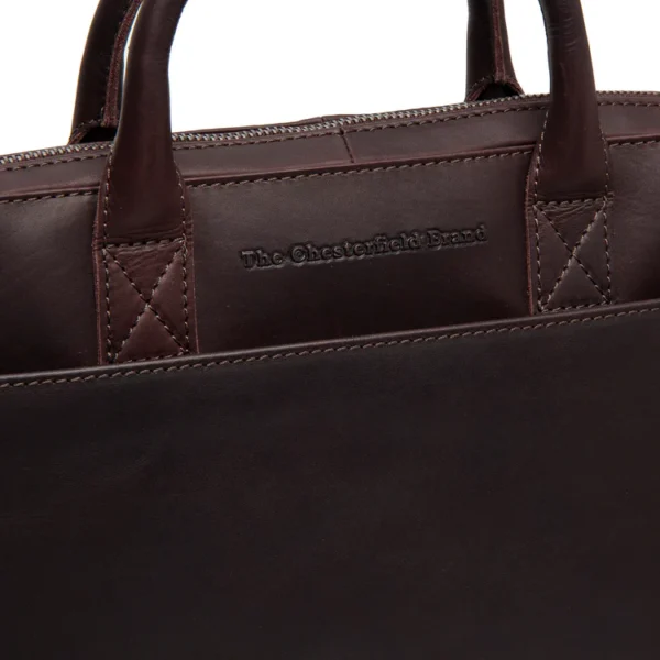 The Chesterfield Tilbury 14″ Tölvutaska Brún - Image 5