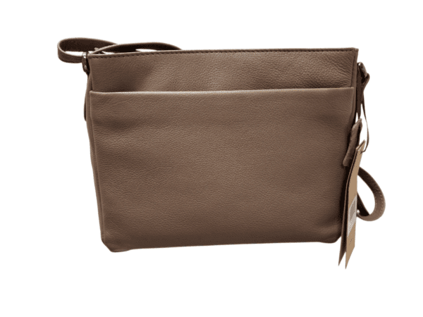 Dernier Axlartaska Leður Taupe
