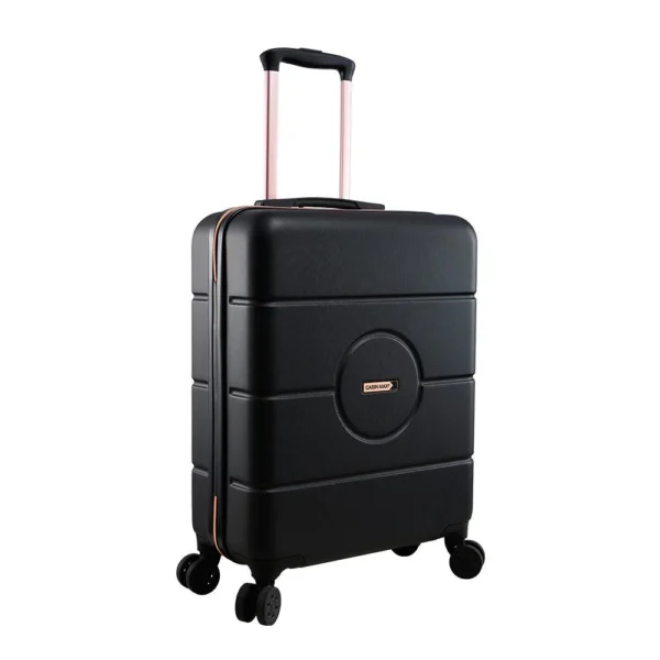 Seville 40L Cabin Suitcase  Black and Rose Gold - Image 2