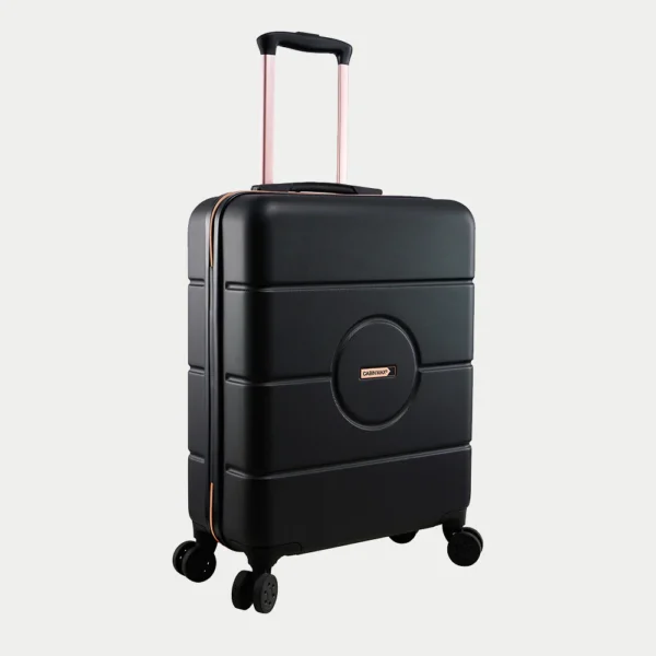 Seville 40L Cabin Suitcase  Black and Rose Gold - Image 6