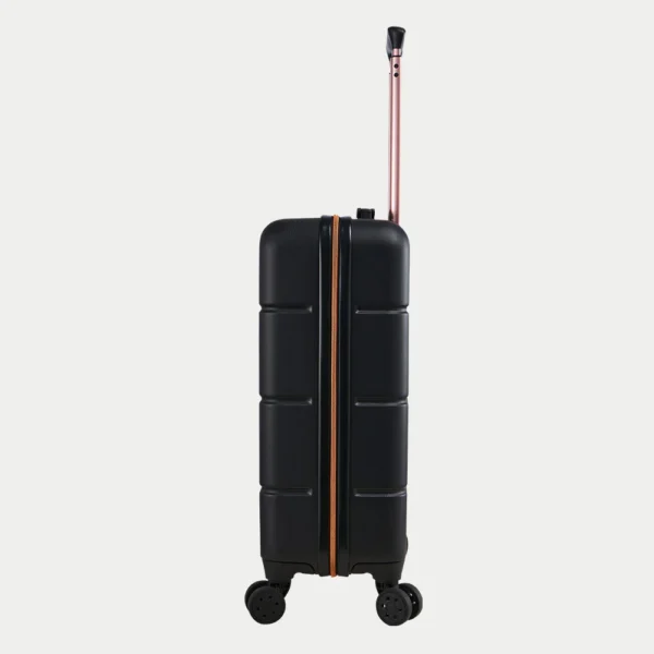 Seville 40L Cabin Suitcase  Black and Rose Gold - Image 8