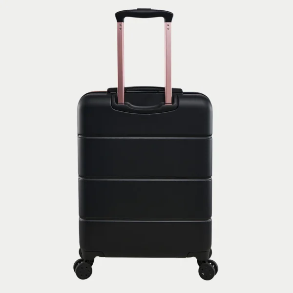 Seville 40L Cabin Suitcase  Black and Rose Gold - Image 13