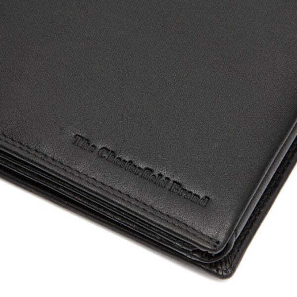 Chesterfield Leður seðlaveski Hendrick  Svart RFID Vörn - Image 6