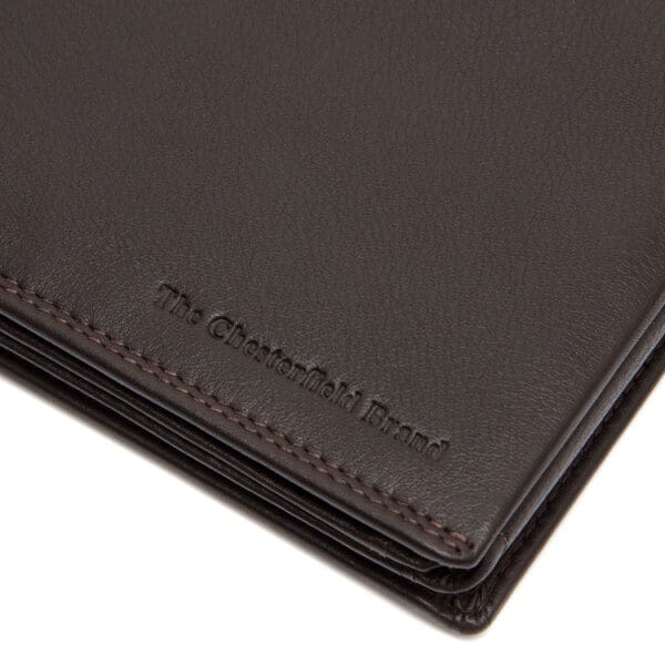 Chesterfield Leður seðlaveski Hendrick  Brúnt RFID Vörn - Image 5