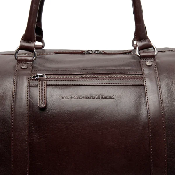 The Chesterfield Brand Leðurferðataska Cavoli Brún 15" Tölvuhólf - Image 5