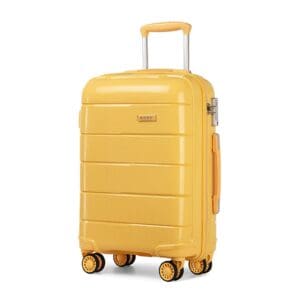 KONO Ferðatöskur Gul 24″