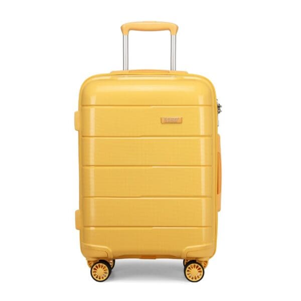 KONO Ferðatöskur Gul 24″ - Image 9
