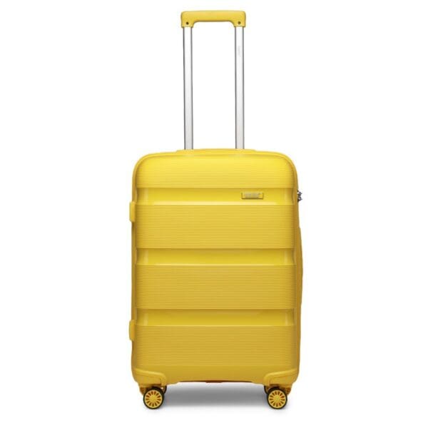 Ferðataska KONO BRIGHT HARD SHELL PP 65cm Gul - Image 11
