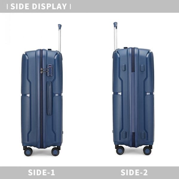 British Traveller Hörð PP og TSA-lás 24" Blá - Image 7