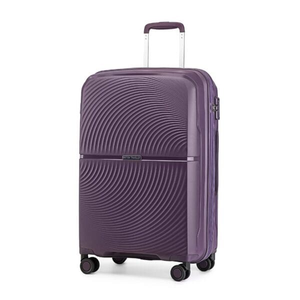 British Traveller Hörð PP og TSA-lás 20" Fjólublá