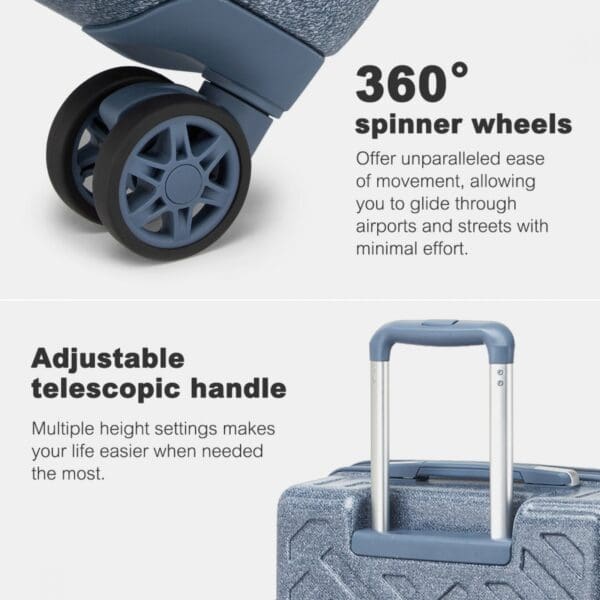Supercase  Glæsileg 24"  Denim Blá - Image 9