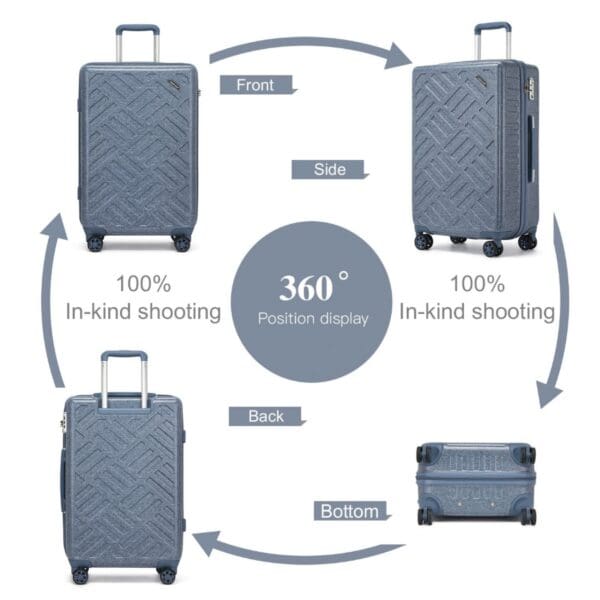 Supercase  Glæsileg 24"  Denim Blá - Image 5