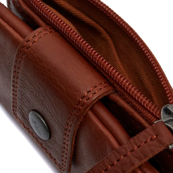 Chesterfield Leðurveski Mavona  Brúnt RFID Vörn - Image 3
