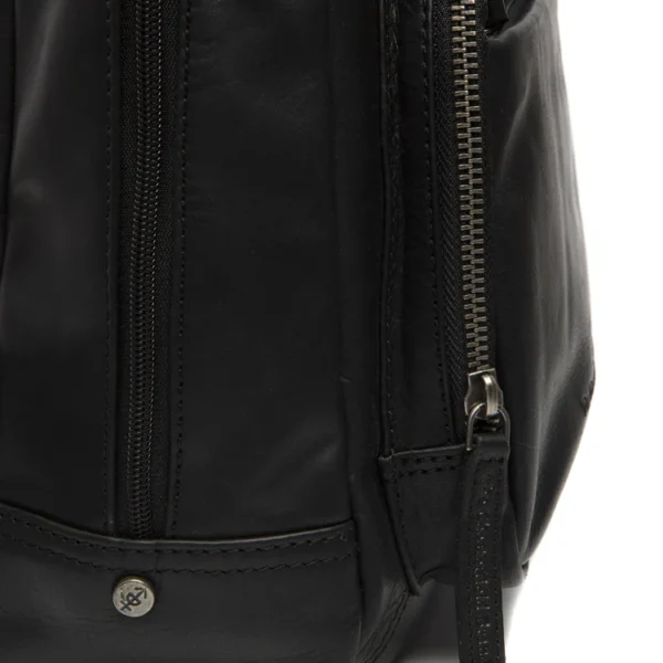The Chesterfield Brand Leðurbakpoki Santana Svartur - Image 3
