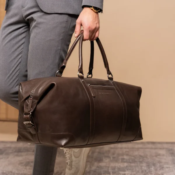 The Chesterfield Brand Leðurferðataska Cavoli Brún 15" Tölvuhólf - Image 2